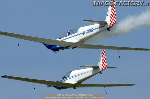 2006-06-10 Carpi Airshow 1743 Blue Voltige